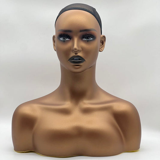 Glammed PVC Head Mannequin MH003029