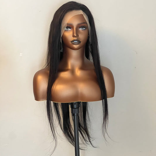 26inch Human Hair Wig Frontal 13x4 Lace Straight WF603026