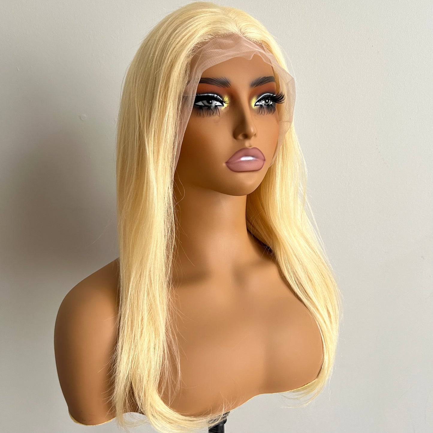 14inch 613 Blonde Human Hair Wig Frontal 13x4 Lace Straight WF501014