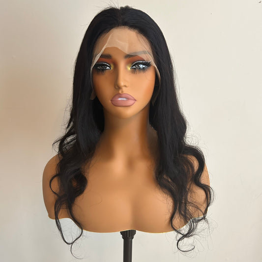 18inch Human Hair Wig Frontal 13x4 Lace Body Wave WF602018